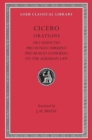 Pro Quinctio. Pro Roscio Amerino. Pro Roscio Comoedo. On the Agrarian Law - Book