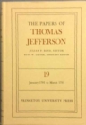 The Papers of Thomas Jefferson, Volume 19 : January 1791 to March 1791 - Book