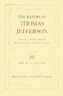 The Papers of Thomas Jefferson, Volume 20 : April 1791 to August 1791 - Book