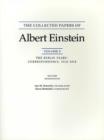 The Collected Papers of Albert Einstein, Volume 8 (English) : The Berlin Years: Correspondence, 1914-1918. (English supplement translation.) - Book