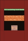 Nonparametric Econometrics : Theory and Practice - Book
