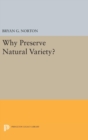 Why Preserve Natural Variety? - Book