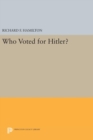Who Voted for Hitler? - Book