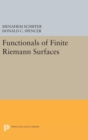 Functionals of Finite Riemann Surfaces - Book