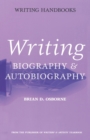 Writing Biography and Autobiography - Book