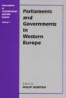 Parliaments in Contemporary Western Europe - Book