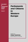 Parliaments and Citizens in Western Europe - Book