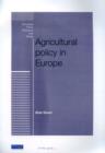 Agricultural Policy in Europe - Book