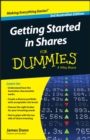 Getting Started in Shares For Dummies Australia - Book