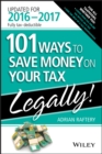 101 Ways To Save Money On Your Tax - Legally 2016-2017 - Book