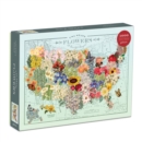 Wendy Gold USA State Flowers 1000 Piece Puzzle - Book