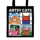 Artsy Cats Reusable Shopping Bag - Book