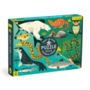 Land & Sea Predators 100 Piece Double-Sided Puzzle - Book
