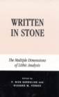 Written in Stone : The Multiple Dimensions of Lithic Analysis - Book