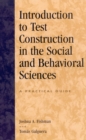 Introduction to Test Construction in the Social and Behavioral Sciences : A Practical Guide - Book