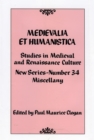 Medievalia et Humanistica, No. 34 : Studies in Medieval and Renaissance Culture - Book