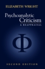 Psychoanalytic Criticism : A Reappraisal - eBook