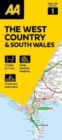 AA Road Map The West Country & South Wales - Book