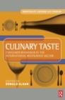 Culinary Taste - Book