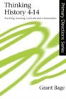 Thinking History 4-14 : Teaching, Learning, Curricula and Communities - Book