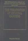 The Termination of Criminal Careers - Book