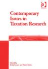 Contemporary Issues in Taxation Research - Book