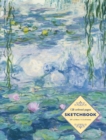 Sketchbook: Waterlilies by Claude Monet : 128-Page Unlined Pages - Book
