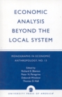 Economic Analysis Beyond the Local System - Book