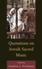 Quotations on Jewish Sacred Music - eBook