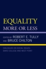 Equality : More or Less - Book