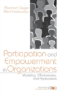 Participation and Empowerment in Organizations : Modeling, Effectiveness, and Applications - Book