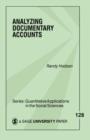 Analyzing Documentary Accounts - Book