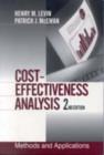 Cost-Effectiveness Analysis : Methods and Applications - Book
