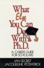 What Else You Can Do With a PH.D. : A Career Guide for Scholars - Book