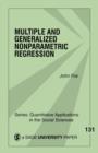 Multiple and Generalized Nonparametric Regression - Book