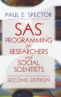 SAS Programming for Researchers and Social Scientists - Book