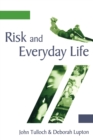 Risk and Everyday Life - Book