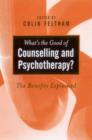 What's the Good of Counselling & Psychotherapy? : The Benefits Explained - Book