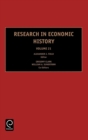 Research in Economic History - Book