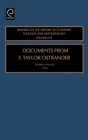 Documents from F. Taylor Ostrander - Book