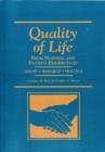 Quality of Life : Nursing and Patient Perspectives - Book