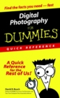Digital Photography For Dummies Quick Reference - Book