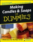 Making Candles and Soaps For Dummies - Book