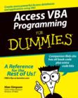Access VBA Programming For Dummies - eBook
