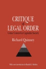 Critique of the Legal Order : Crime Control in Capitalist Society - Book