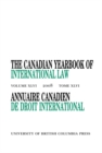 The Canadian Yearbook of International Law, Vol. 46, 2008 - Book