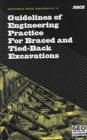 Guidelines of Engineering Practice for Braced and Tied-Back Excavations - Book