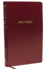 KJV Holy Bible: Thinline with Cross References, Burgundy Leather-Look, Red Letter, Comfort Print: King James Version - Book