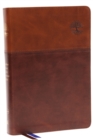 NKJV, Matthew Henry Daily Devotional Bible, Leathersoft, Brown, Red Letter, Thumb Indexed, Comfort Print : 366 Daily Devotions by Matthew Henry - Book
