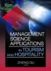 Management Science Applications in Tourism and Hospitality - Book